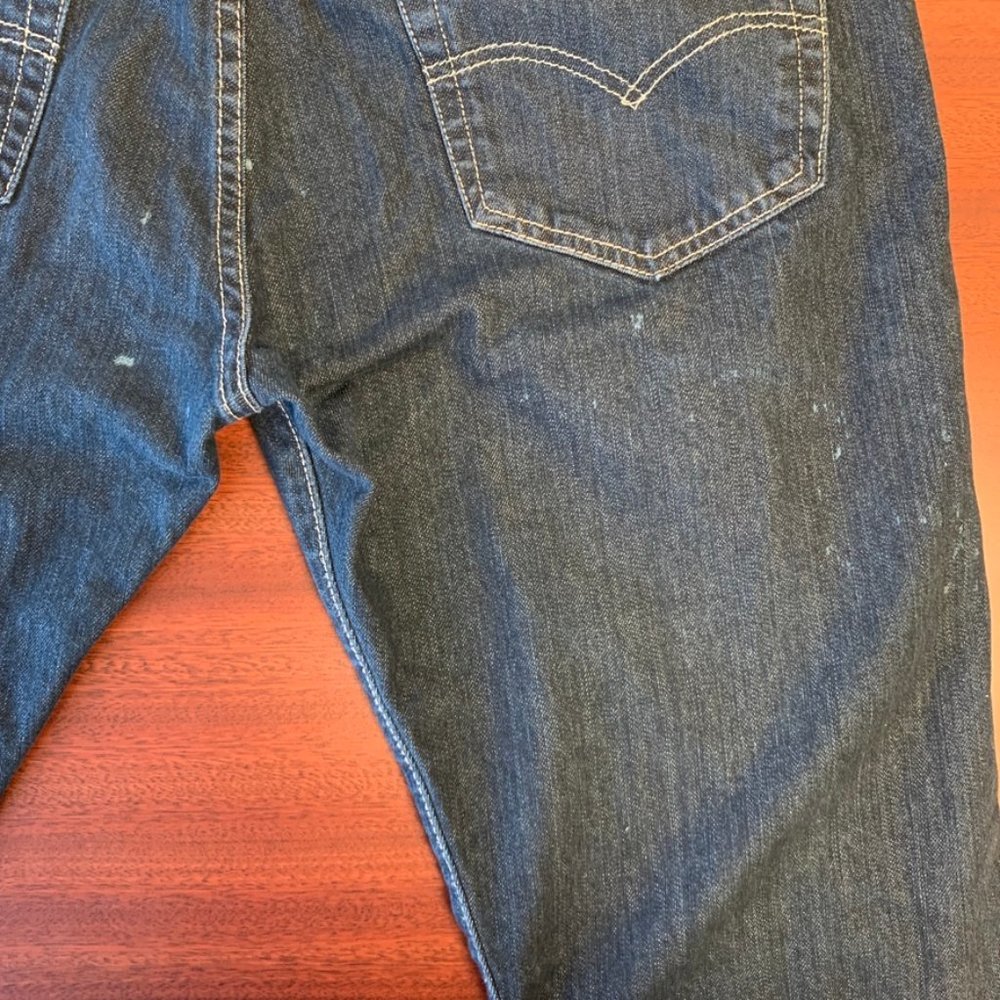501 Dark Navy Levi's - Picture 9 of 10